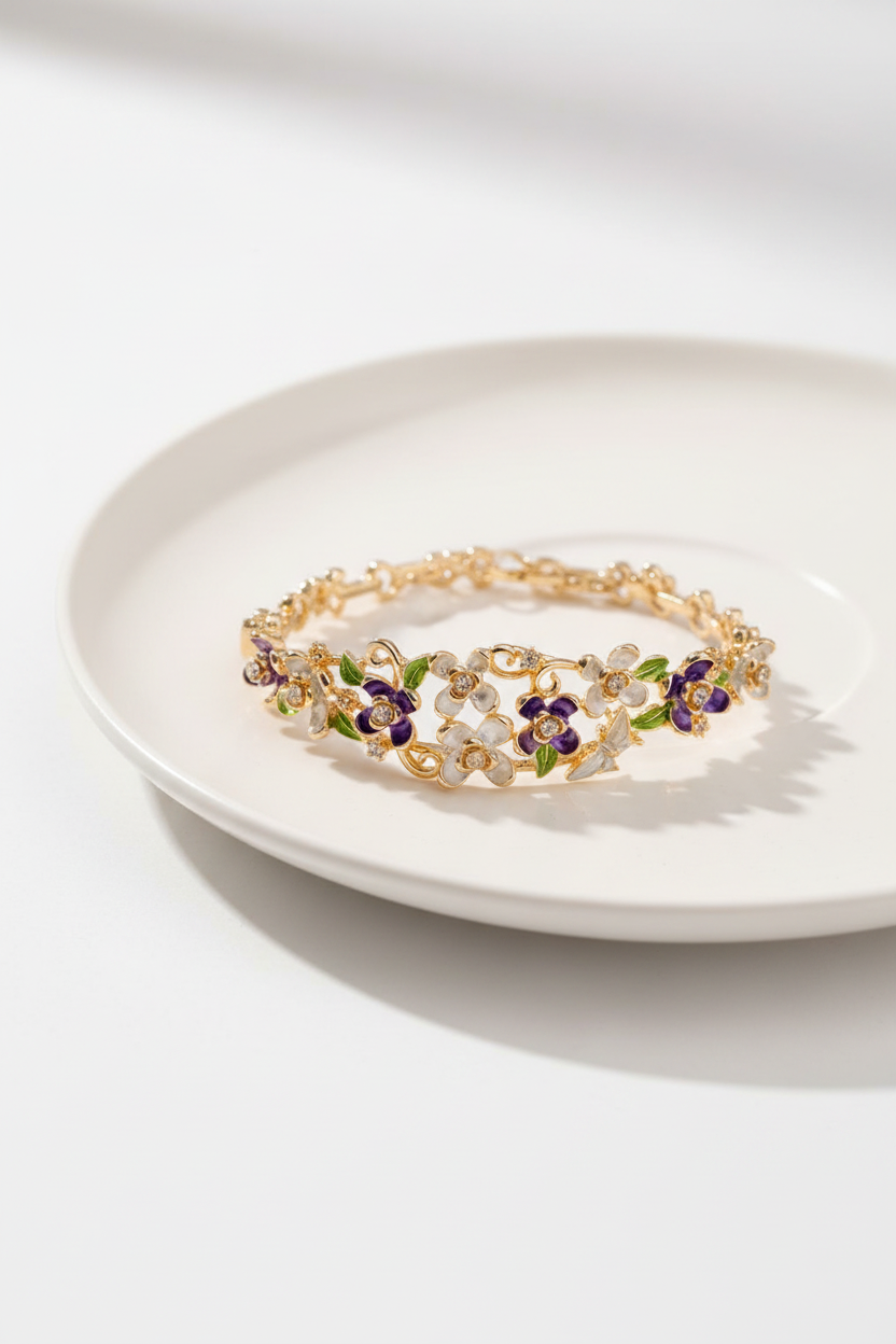 Royal Lavender Garden Bracelet