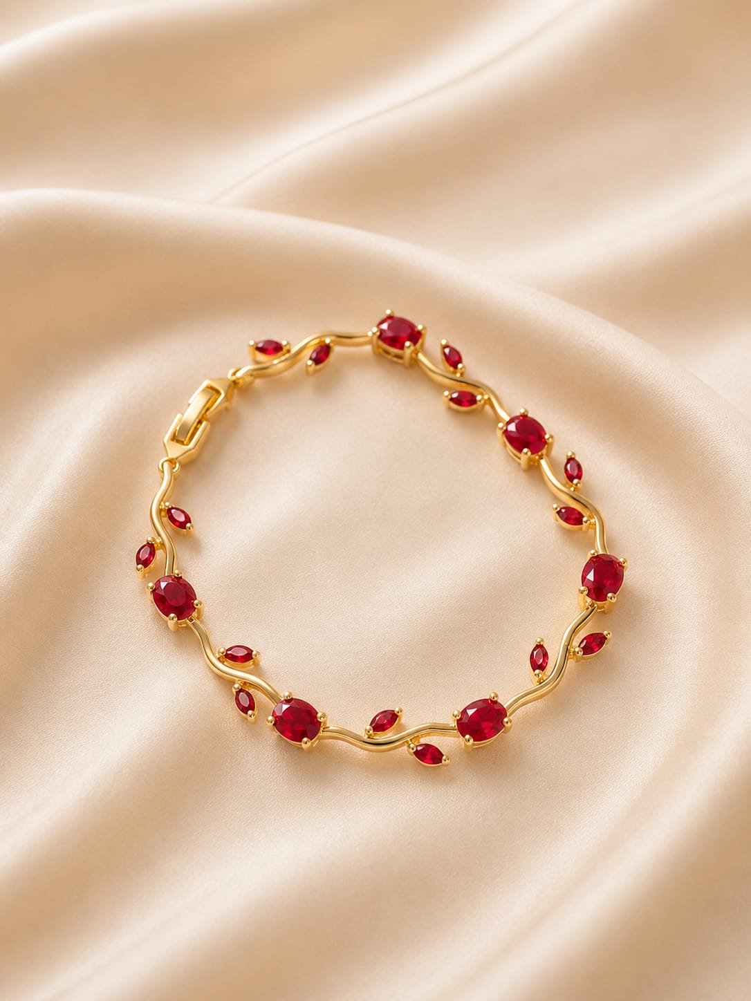Ruby Red Bracelet