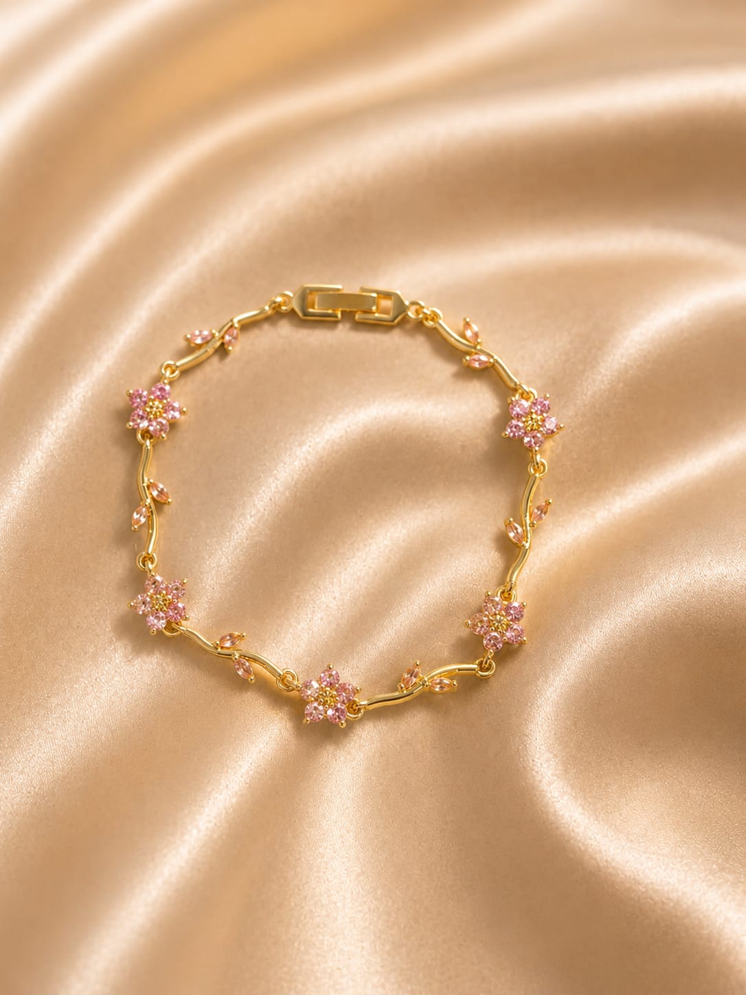 Blush Blossom Vine Bracelet
