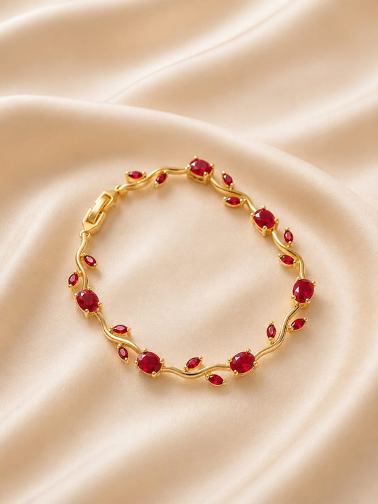 Ruby Red Bracelet