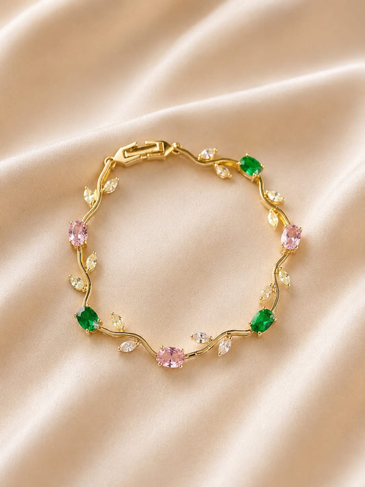 Blush Pink Tulip Bracelet